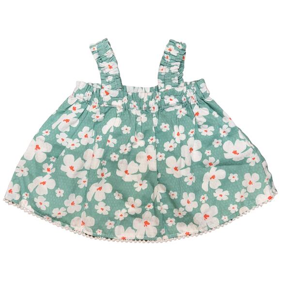 NWT Joie Baby Girls Dress Crossover Back Floral Sleeveless Size 3-6 Months KT - Picture 1 of 7
